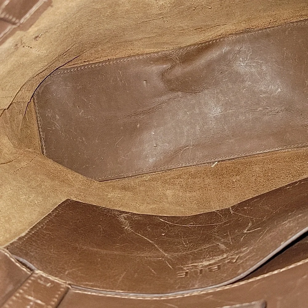 Able Brown Leather Tote Bag